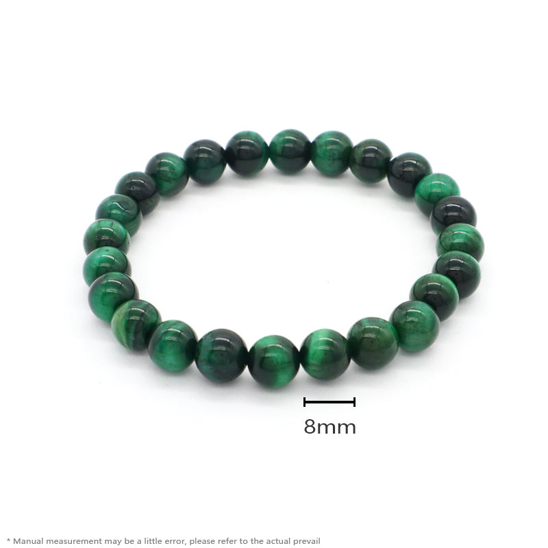 OEM Factory Customized Wholesale Fashion Women Men Jewelry Healing Elastic Handmade Gift 8mm Jade Beads Natural Stone Bracelet
