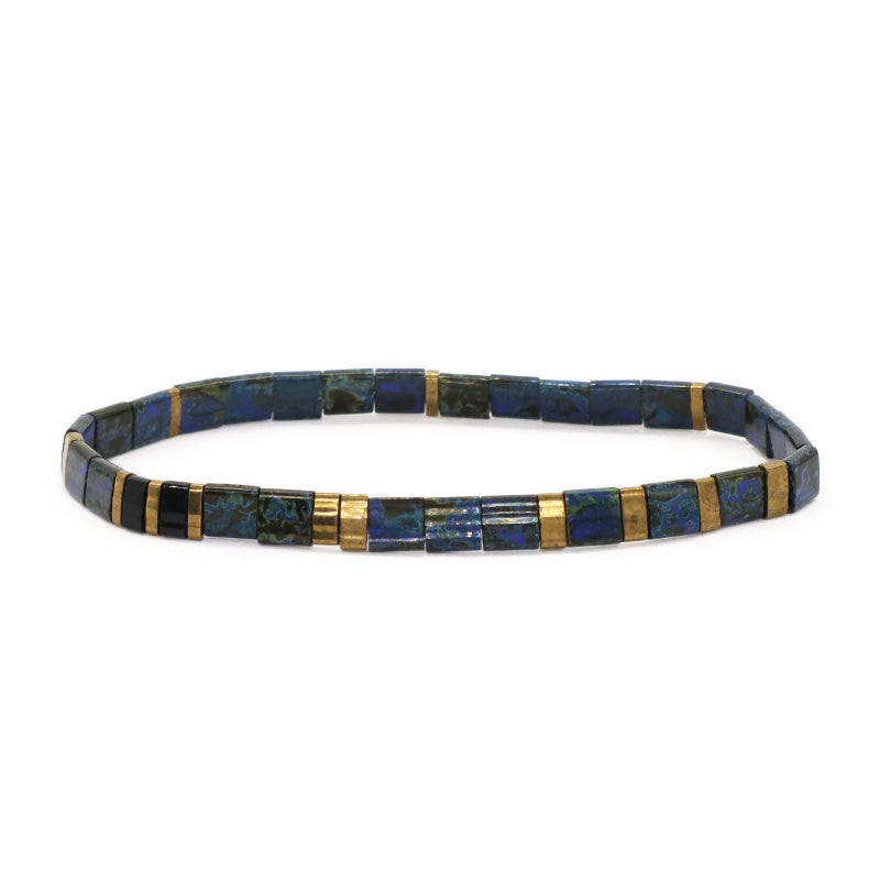 Various Custom Wholesale Handmade Colorful Boho Miyuki Jewelry Gift Elastic Flat Tile Miyuki Tila Beads Bracelet For Women Girls