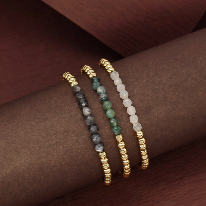 Custom Fashion Wholesale Factory Jewelry Handmade elastic CZ Sea Star Charm 7mm Natural Fresh Water Pearl Bracelet For Women
