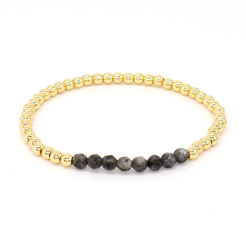 Custom Fashion Wholesale Factory Jewelry Handmade elastic CZ Sea Star Charm 7mm Natural Fresh Water Pearl Bracelet For Women