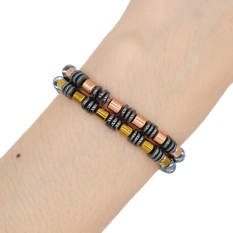 New Arrival Manufacture Wholesale Customized China Factory Fashionable Jewelry Gift Women Gold Beads Charm Adjustable Stainless Steel Bracelet Bangle