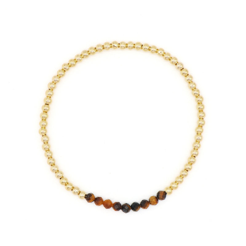 Wholesale Handmade OEM Custom Gemstone Elastic Energy Yoga Bracelet Jewelry 3mm Healing Natural Stone Beaded Bracelet For Women