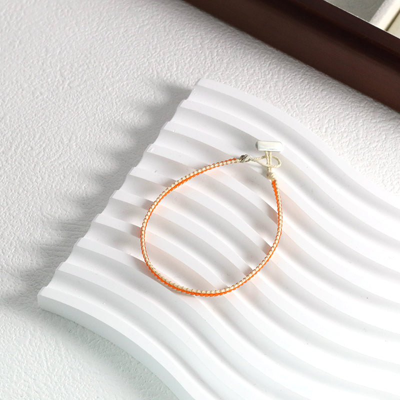 Handmade Custom Wholesale Miyuki Bracelet Jewelry 925 Sterling Silver Clasp Adjustable Woven Miyuki Bead Bracelet For Girl Women
