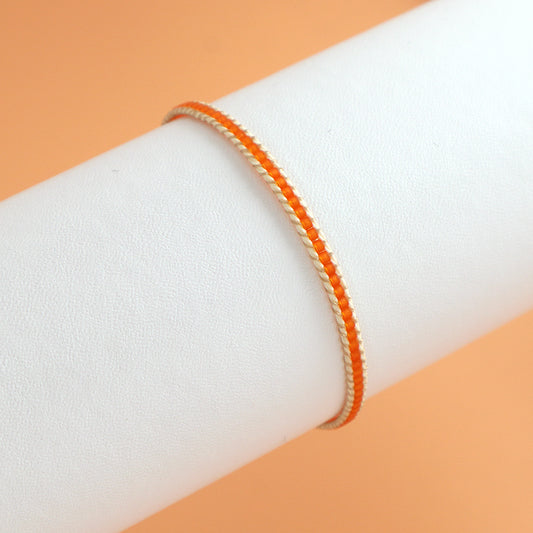 Handmade Custom Wholesale Miyuki Bracelet Jewelry 925 Sterling Silver Clasp Adjustable Woven Miyuki Bead Bracelet For Girl Women