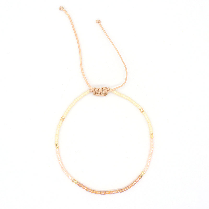 Newest Manufacture Custom Handmade China Factory Trendy Women Jewelry Adjustable Braided Woven Macrame Miyuki Beads Bracelet For Gift