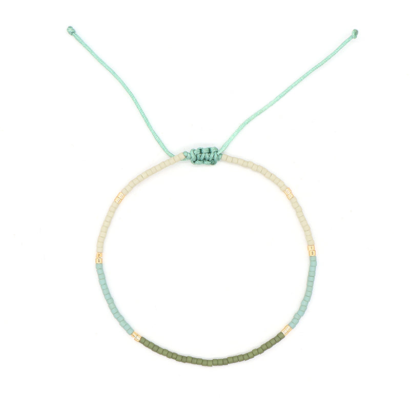 Newest Manufacture Custom Handmade China Factory Trendy Women Jewelry Adjustable Braided Woven Macrame Miyuki Beads Bracelet For Gift