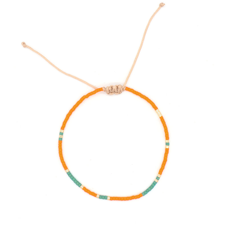 Hot Selling Customized Handmade Wholesale Fashionable Jewelry Adjustable Colorful Woven Braided Miyuki Beads Macrame Bracelet