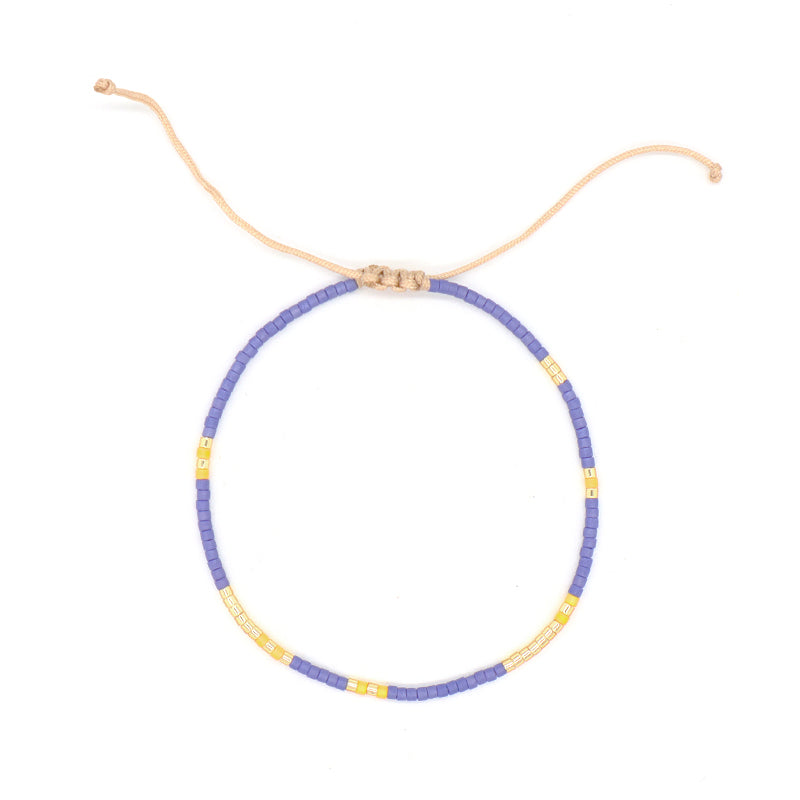 Hot Selling Customized Handmade Wholesale Fashionable Jewelry Adjustable Colorful Woven Braided Miyuki Beads Macrame Bracelet