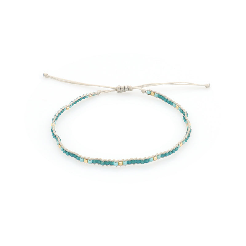 Adjustable Braided Woven Macrame Miyuki Beads Bracelet Jewelry Custom Factory Trendy Women Manufacture Handmade Miyuki Bracelet