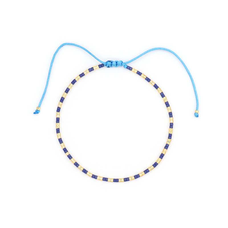 Fashion Design Customized Wholesale Handmade OEM Factory Adjustable Braided Woven Macrame Miyuki Bracelet For Women Jewelry