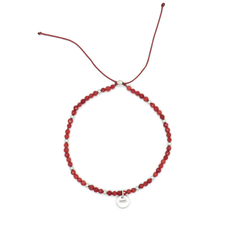 OEM Wholesale Custom Adjustable Handmade Women Energy 925 Sterling Silver Braided Woven Macrame Natural Stone Beads Bracelet