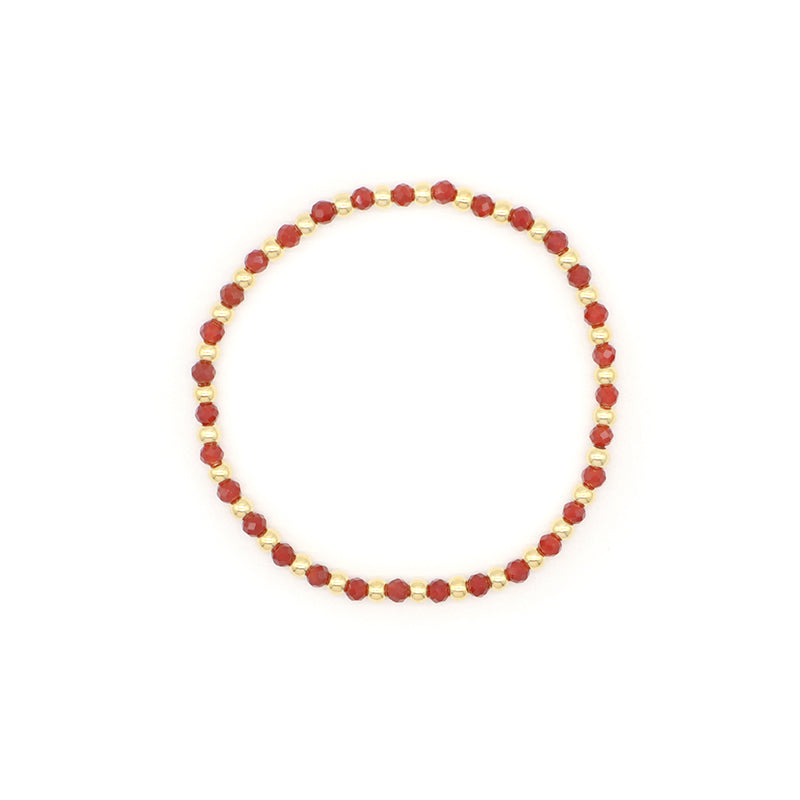 Custom Friendship Jewelry Fashion Woven Braided Handmade 3mm Natural Stone Silver Beads Striped Agate Women Men