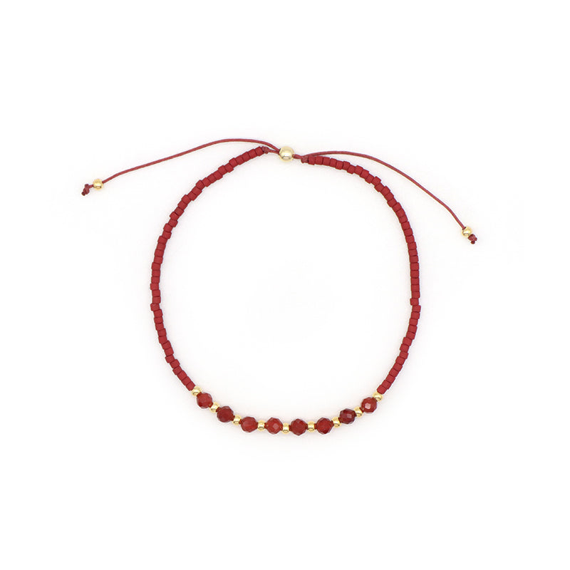 Custom OEM Wholesale Handmade Macrame Adjustable MIYUKI 925 Sterling Silver Fresh Water Pearl Natural Stone Bracelet