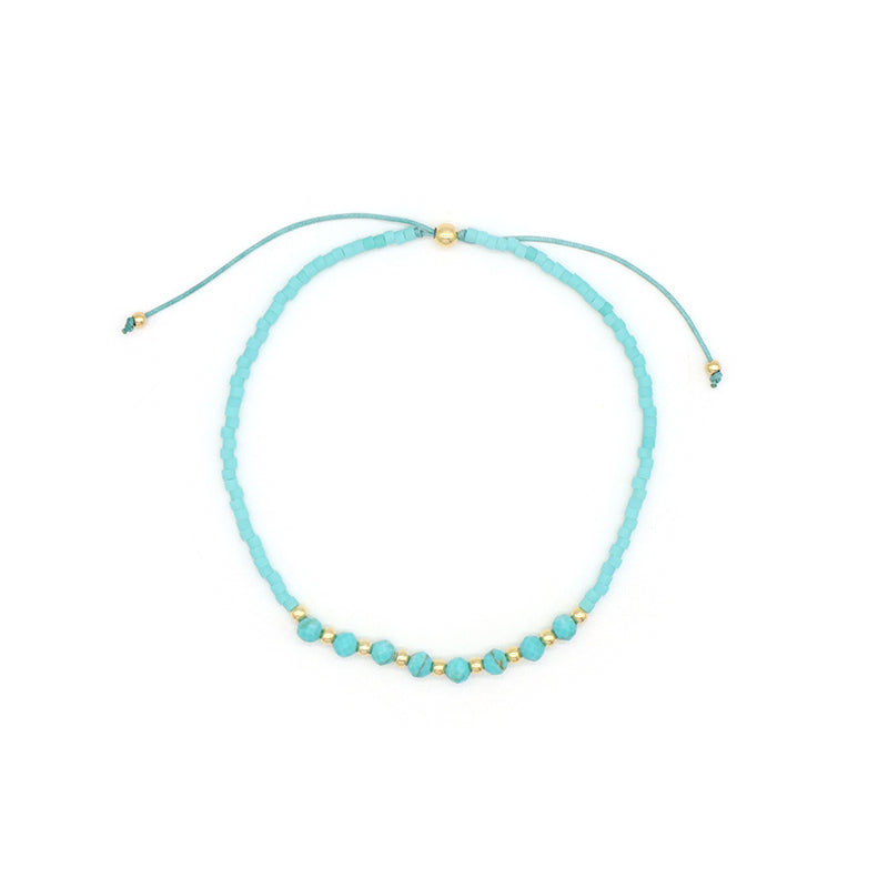 Custom OEM Wholesale Handmade Macrame Adjustable MIYUKI 925 Sterling Silver Fresh Water Pearl Natural Stone Bracelet