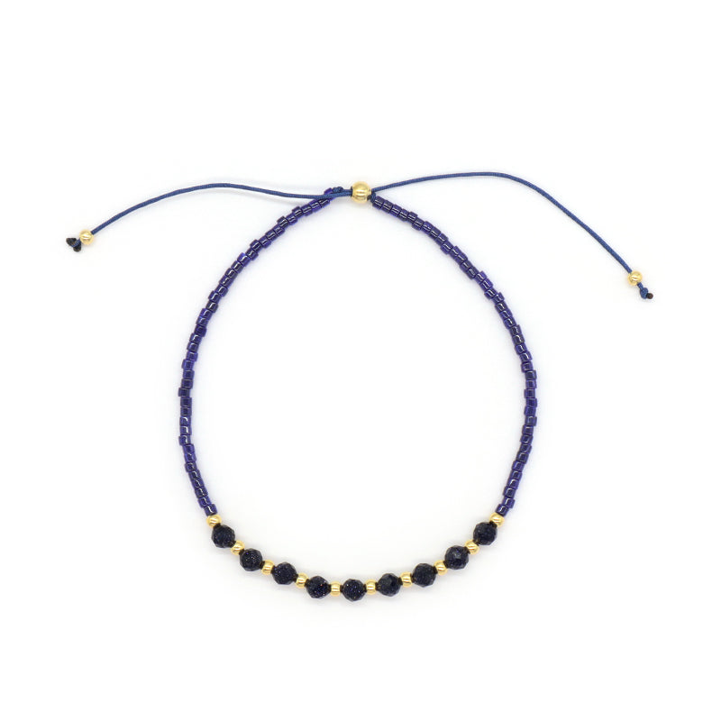 Custom OEM Wholesale Handmade Macrame Adjustable MIYUKI 925 Sterling Silver Fresh Water Pearl Natural Stone Bracelet