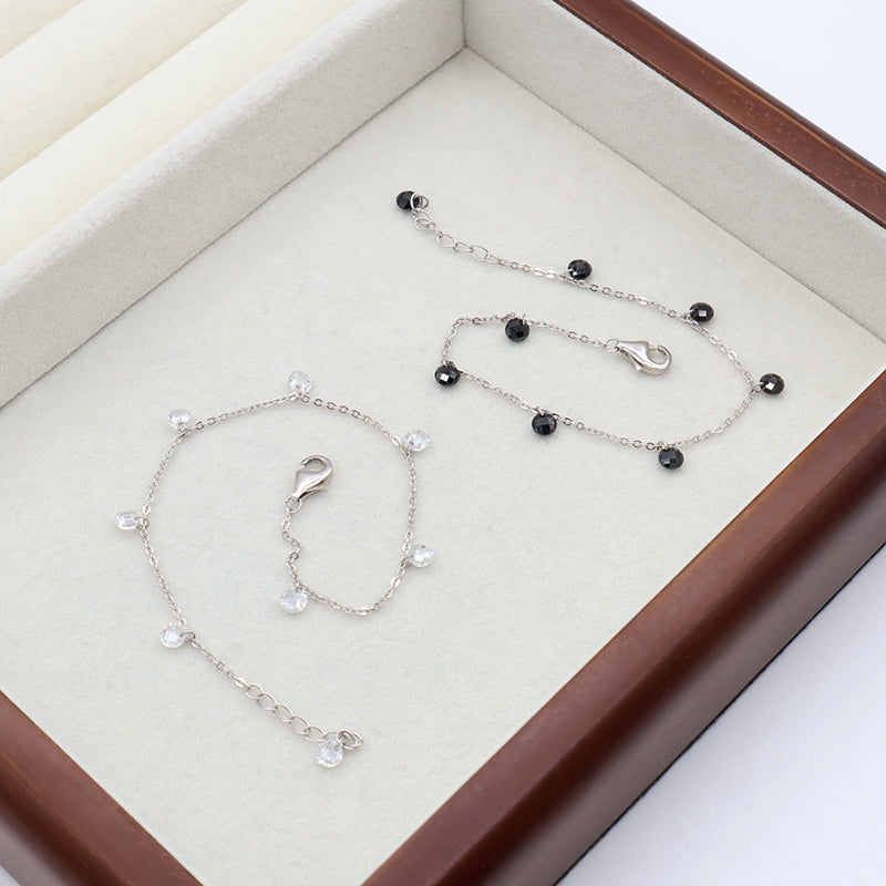 Trendy Jewelry Custom 925 Sterling Silver Bracelet With CZ