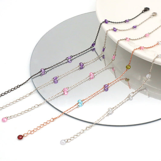 Trendy Jewelry Custom 925 Sterling Silver Bracelet With CZ