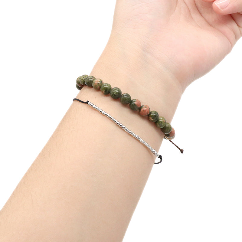 OEM Wholesale Custom Trendy Jewelry Custom MIYUKI Bracelet With Silver Beads