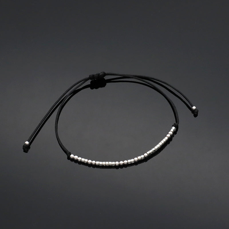 OEM Wholesale Custom Trendy Jewelry Custom MIYUKI Bracelet With Silver Beads