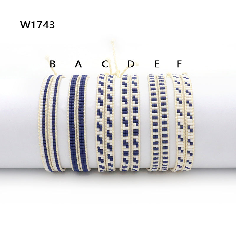 Wholesale OEM China Factory Fashion Handmade Adjustable Braided Miyuki Jewelry Gift Miyuki Beads Bracelet For Girl Women