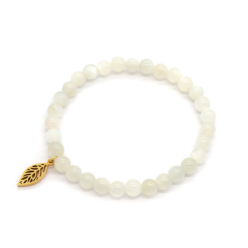 Newest Wholesale Manufacture Oem Customized Handmade Fashionable Stainless Steel Pendant Natural Stone Beads Bracelet For Gift Women