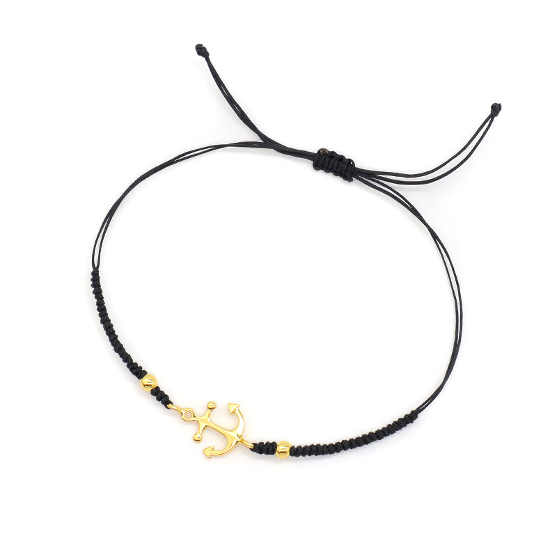 Wholesale Custom Handmade OEM Manufacture Adjustable Hand-Woven Thread 925 Sterling Silver Charms Braided Colorful Cotton Wire Bracelet Jewelry Bangle Bracelet
