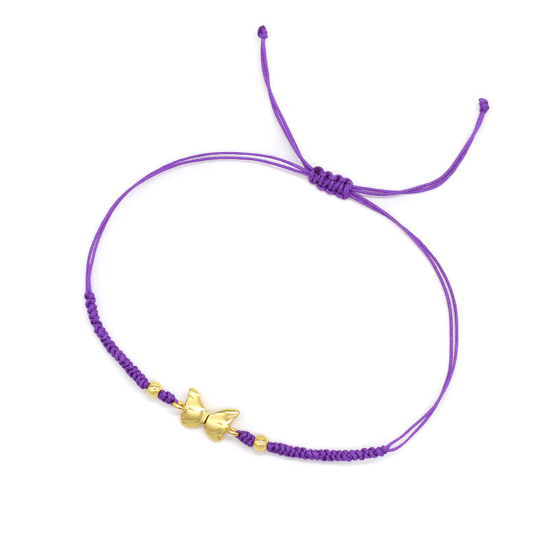 Wholesale Custom Handmade OEM Manufacture Adjustable Hand-Woven Thread 925 Sterling Silver Charms Braided Colorful Cotton Wire Bracelet Jewelry Bangle Bracelet