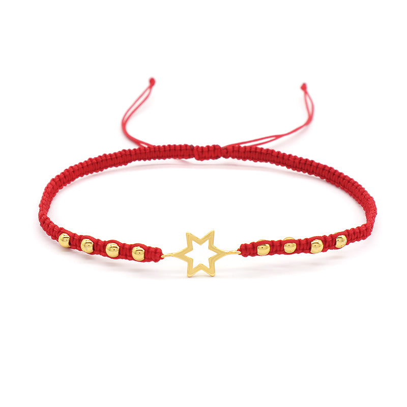 Wholesale Custom Handmade OEM Manufacture Adjustable Hand-Woven Thread 925 Sterling Silver Charms Braided Colorful Cotton Wire Bracelet Jewelry Bangle Bracelet