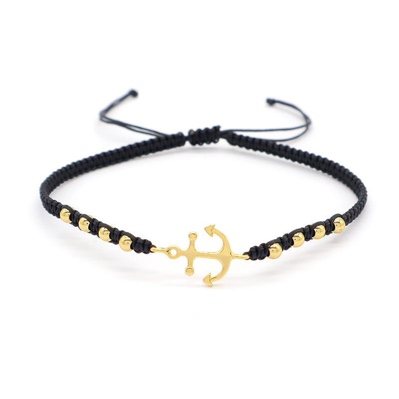 Wholesale Custom Handmade OEM Manufacture Adjustable Hand-Woven Thread 925 Sterling Silver Charms Braided Colorful Cotton Wire Bracelet Jewelry Bangle Bracelet