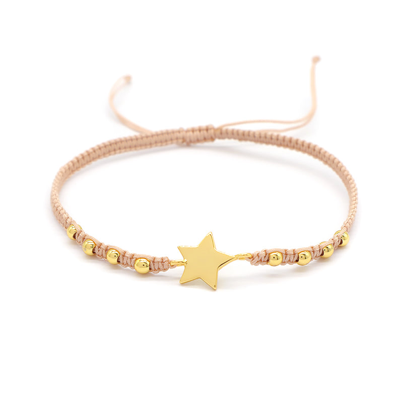 Wholesale Custom Handmade OEM Manufacture Adjustable Hand-Woven Thread 925 Sterling Silver Charms Braided Colorful Cotton Wire Bracelet Jewelry Bangle Bracelet