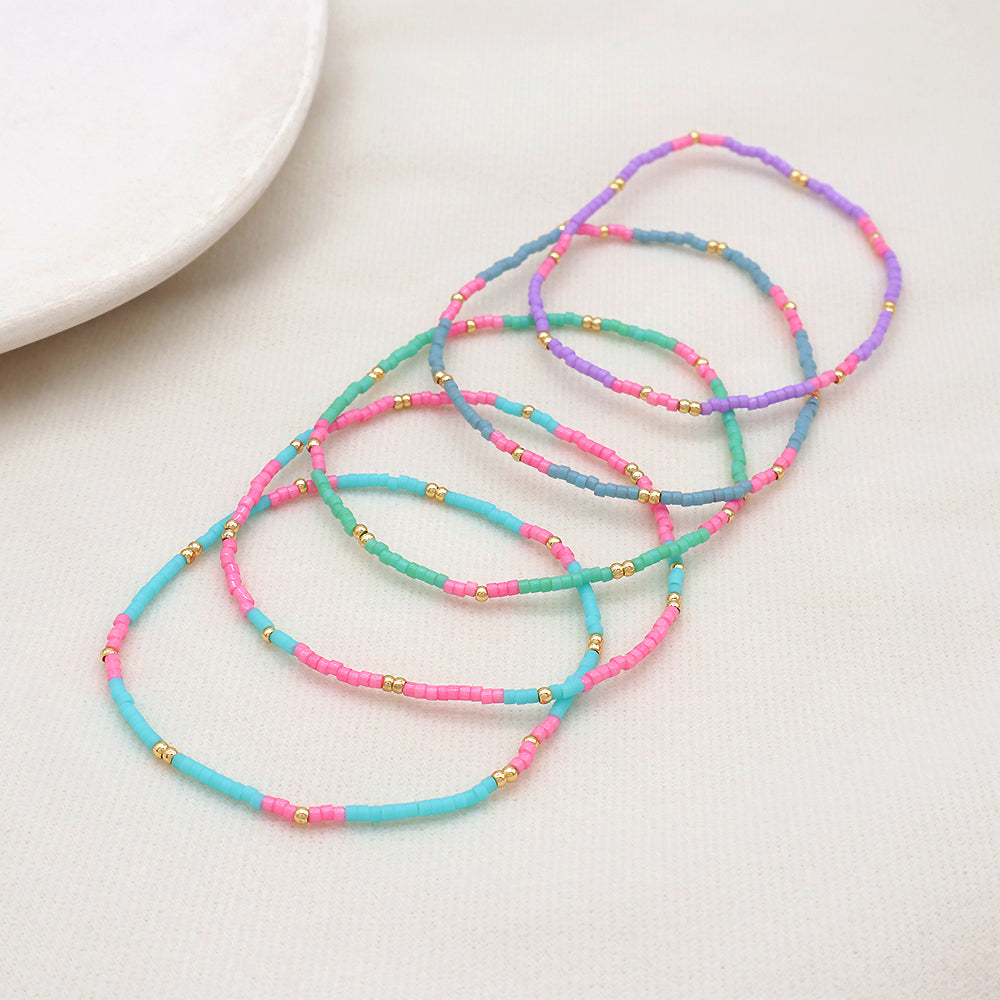 Miyuki Beads Elastic Bracelet