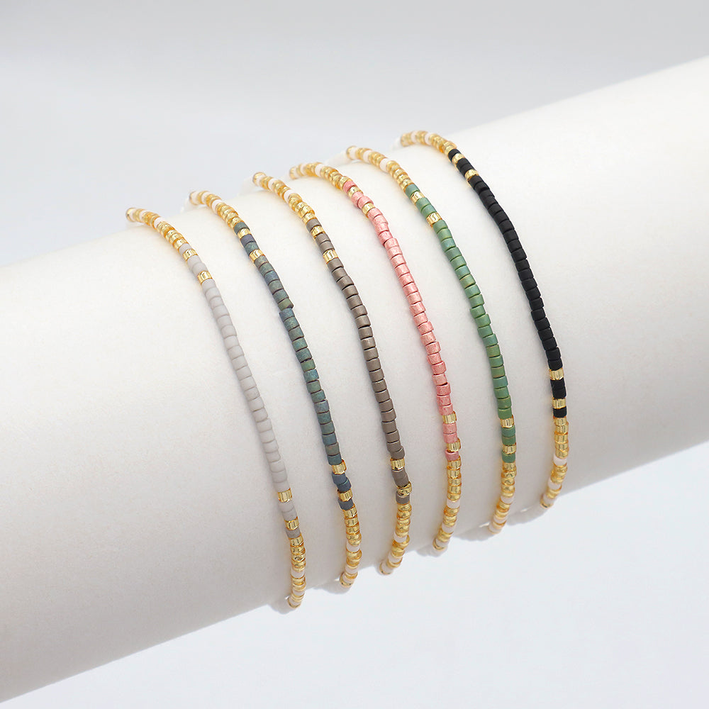 Miyuki Beads Elastic Bracelet