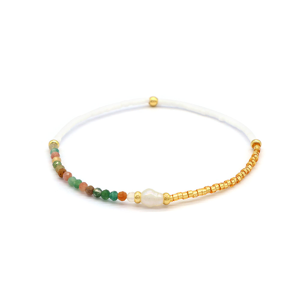 Colorful Miyuki Beads Handmade Elastic Adjustable Bracelet