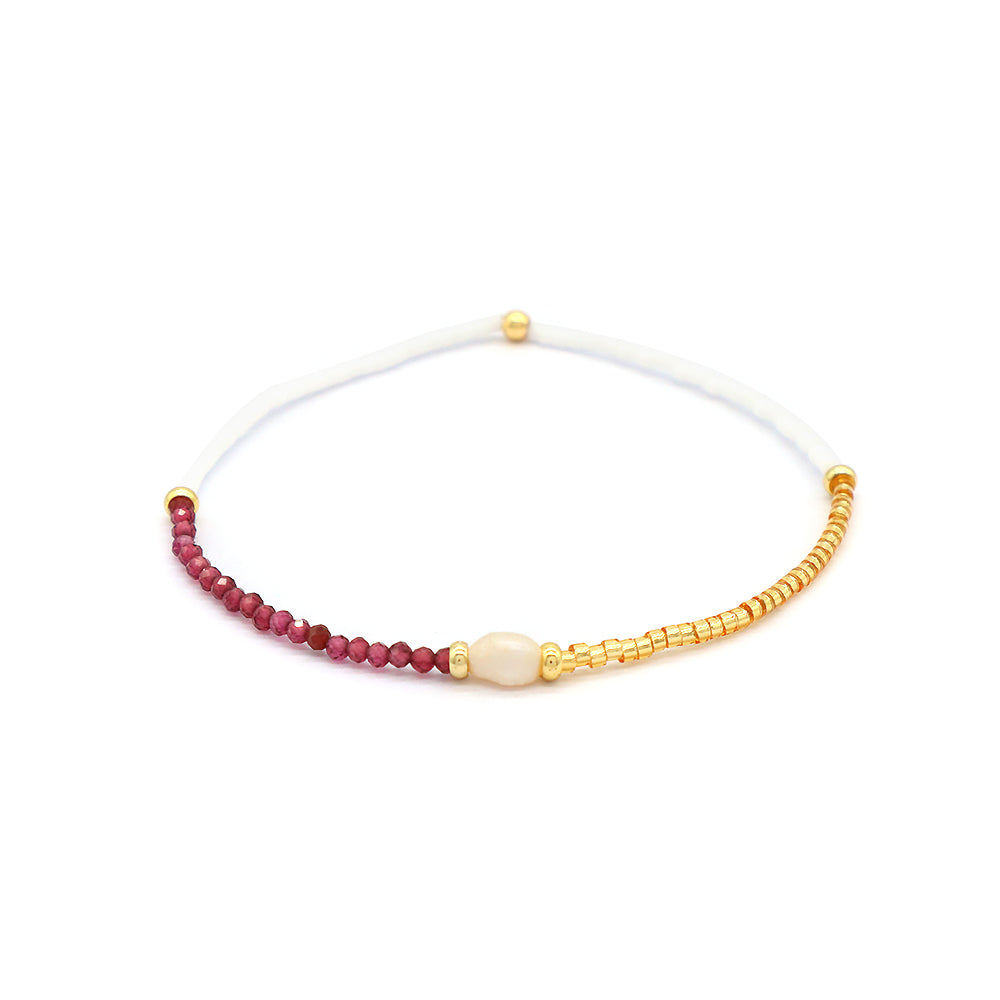Colorful Miyuki Beads Handmade Elastic Adjustable Bracelet
