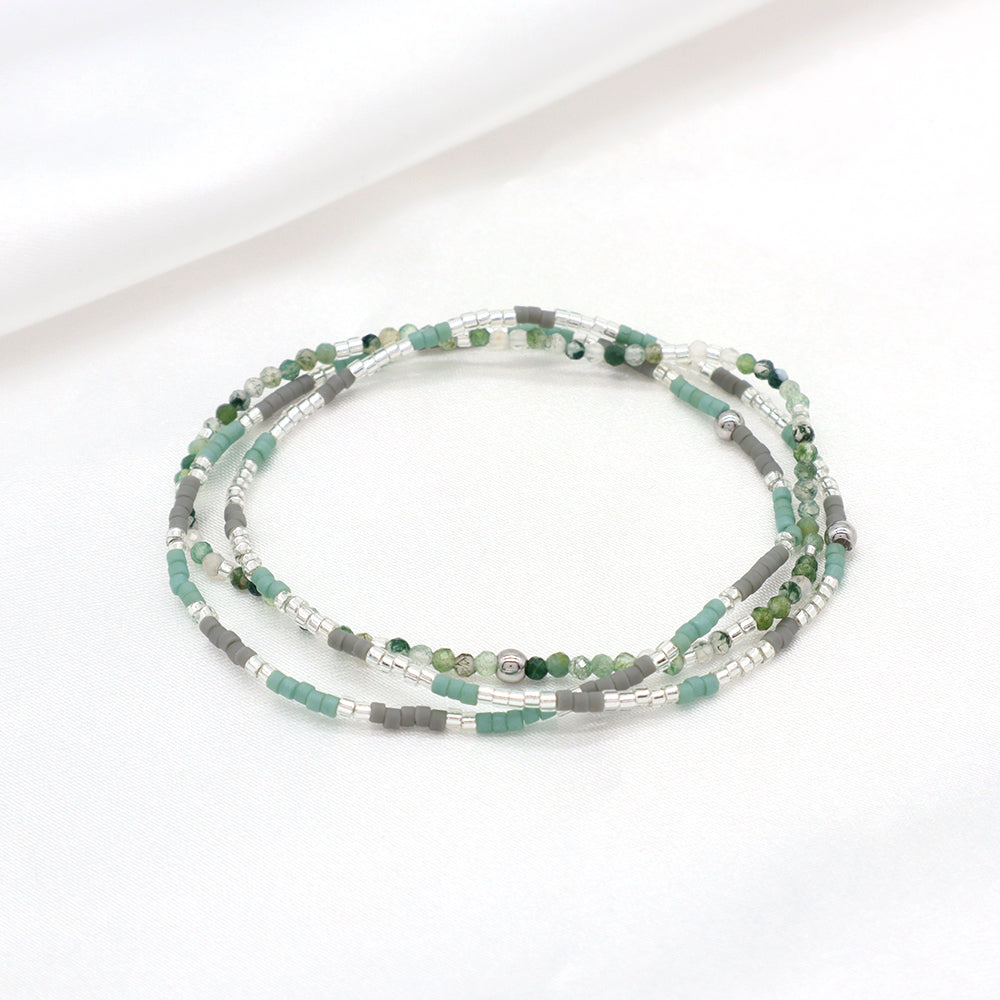 Colorful Miyuki Beads Handmade Elastic Adjustable Bracelet