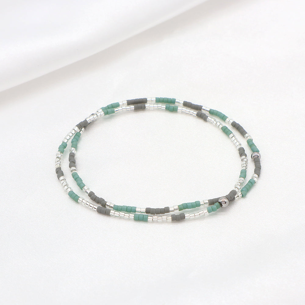 Colorful Miyuki Beads Handmade Elastic Adjustable Bracelet
