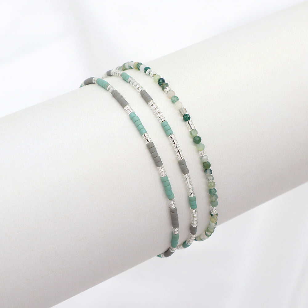 Colorful Miyuki Beads Handmade Elastic Adjustable Bracelet