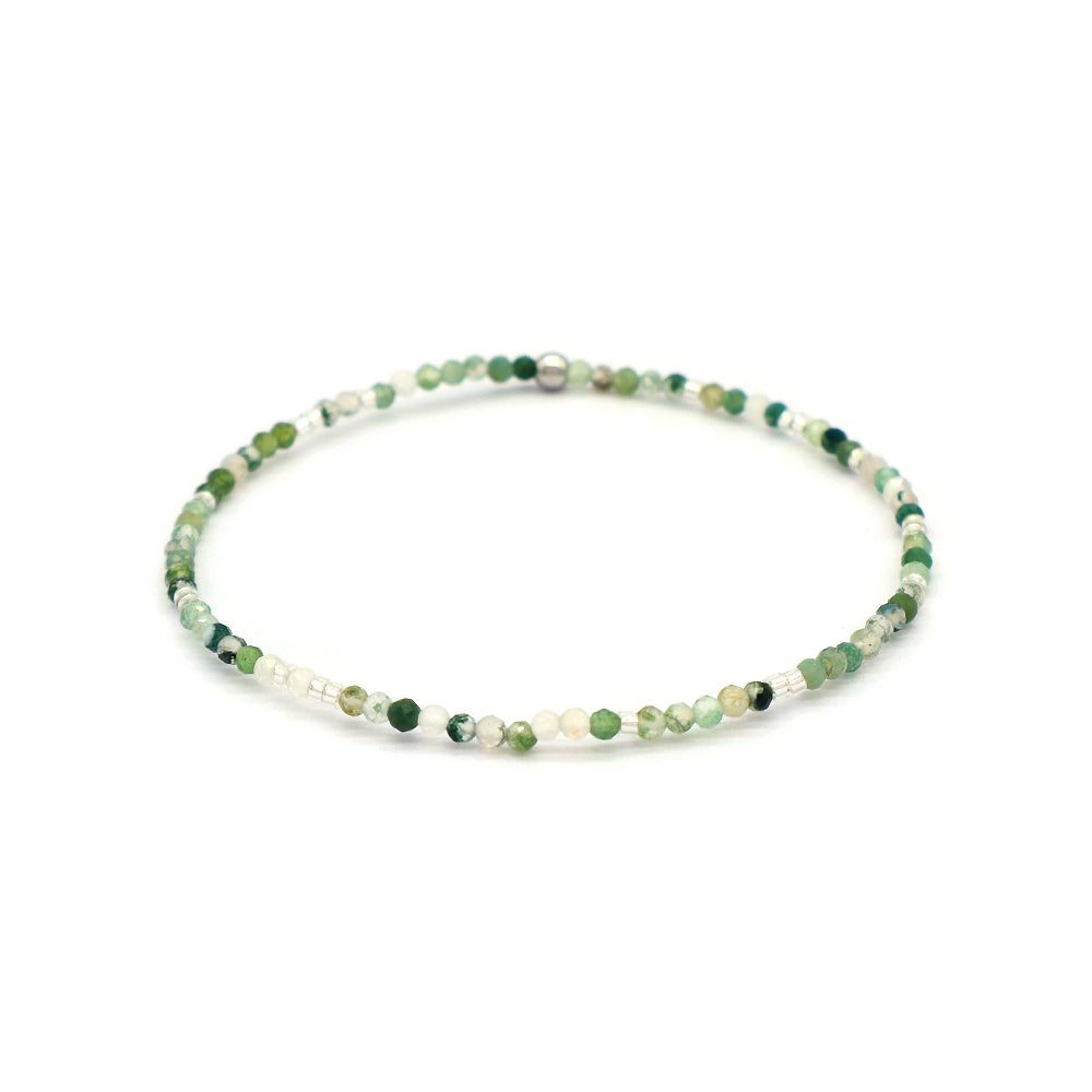 Colorful Miyuki Natural Stone Beads Handmade Elastic Adjustable Bracelet