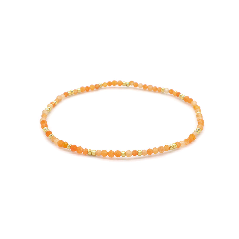 Colorful Miyuki Natural Stone Beads Handmade Elastic Adjustable Bracelet