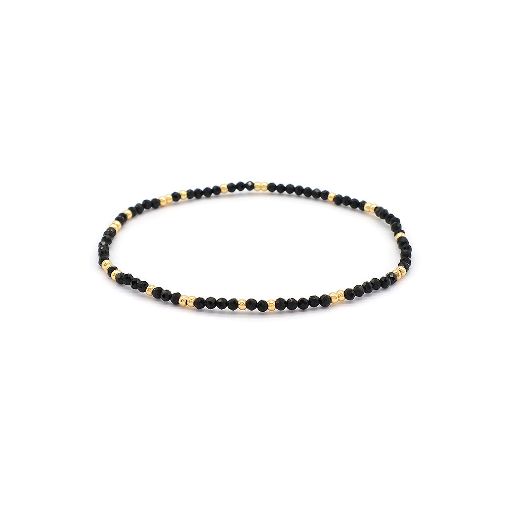 Colorful Natural Stone Beads Handmade Elastic Adjustable Bracelet