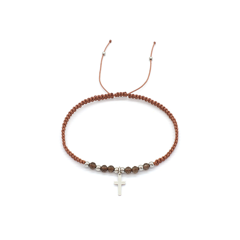 Handmade Customizable 925 Sterling Silver Charm Bracelet With Natural Stone Bracelet