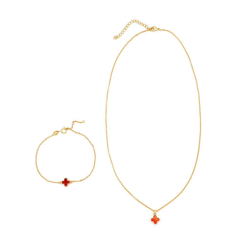 Handmade Customizable Natural Stone Brass Gold Plated 9mm Charm Bracelet