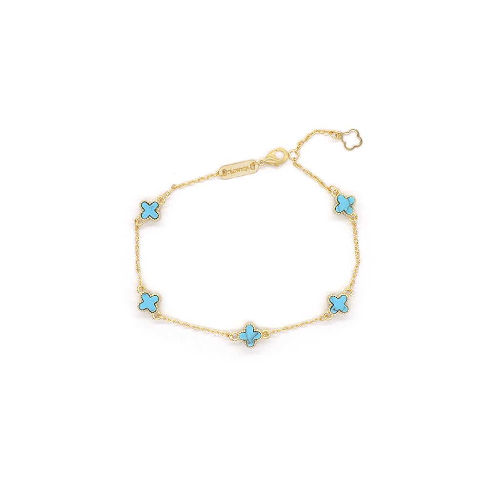 Handmade Customizable 7mm Imitation Shell Charms Bracelet