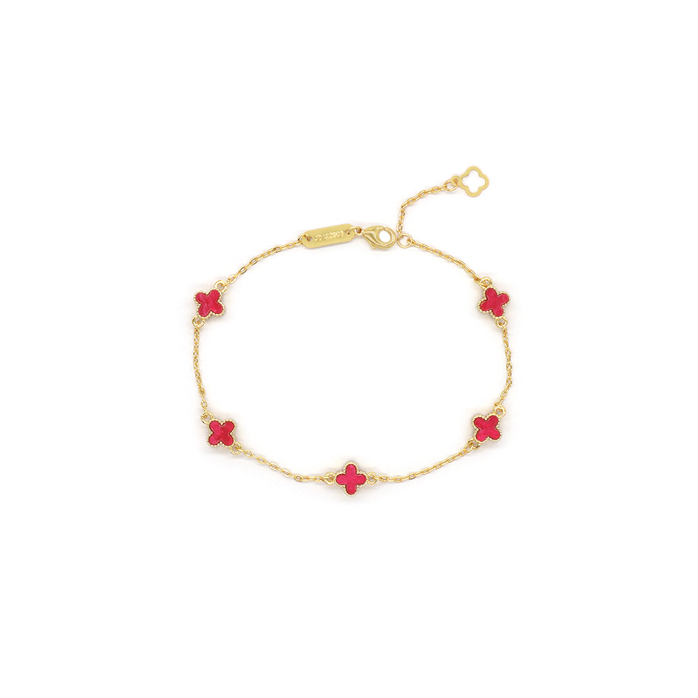 Handmade Customizable 7mm Imitation Shell Charms Bracelet