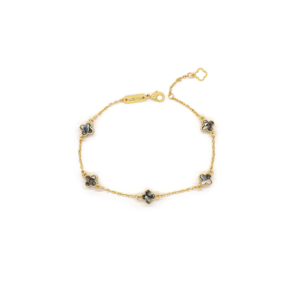 Handmade Customizable 7mm Imitation Shell Charms Bracelet