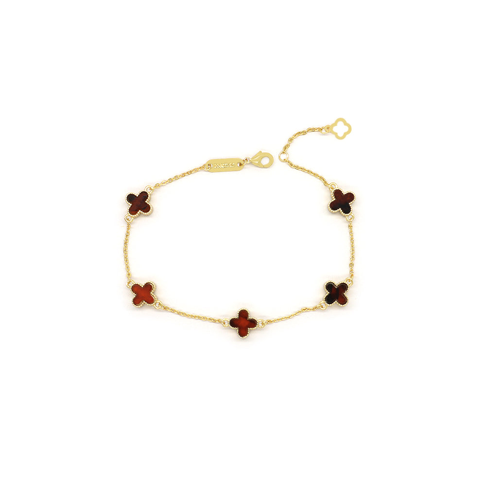 Handmade Customizable 9mm Imitation Shell Charms Bracelet