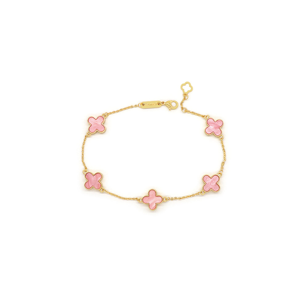 Handmade Customizable 11mm Imitation Shell Charms Bracelet