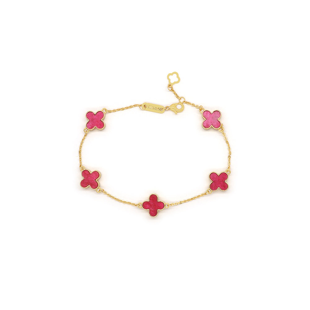 Handmade Customizable 11mm Imitation Shell Charms Bracelet