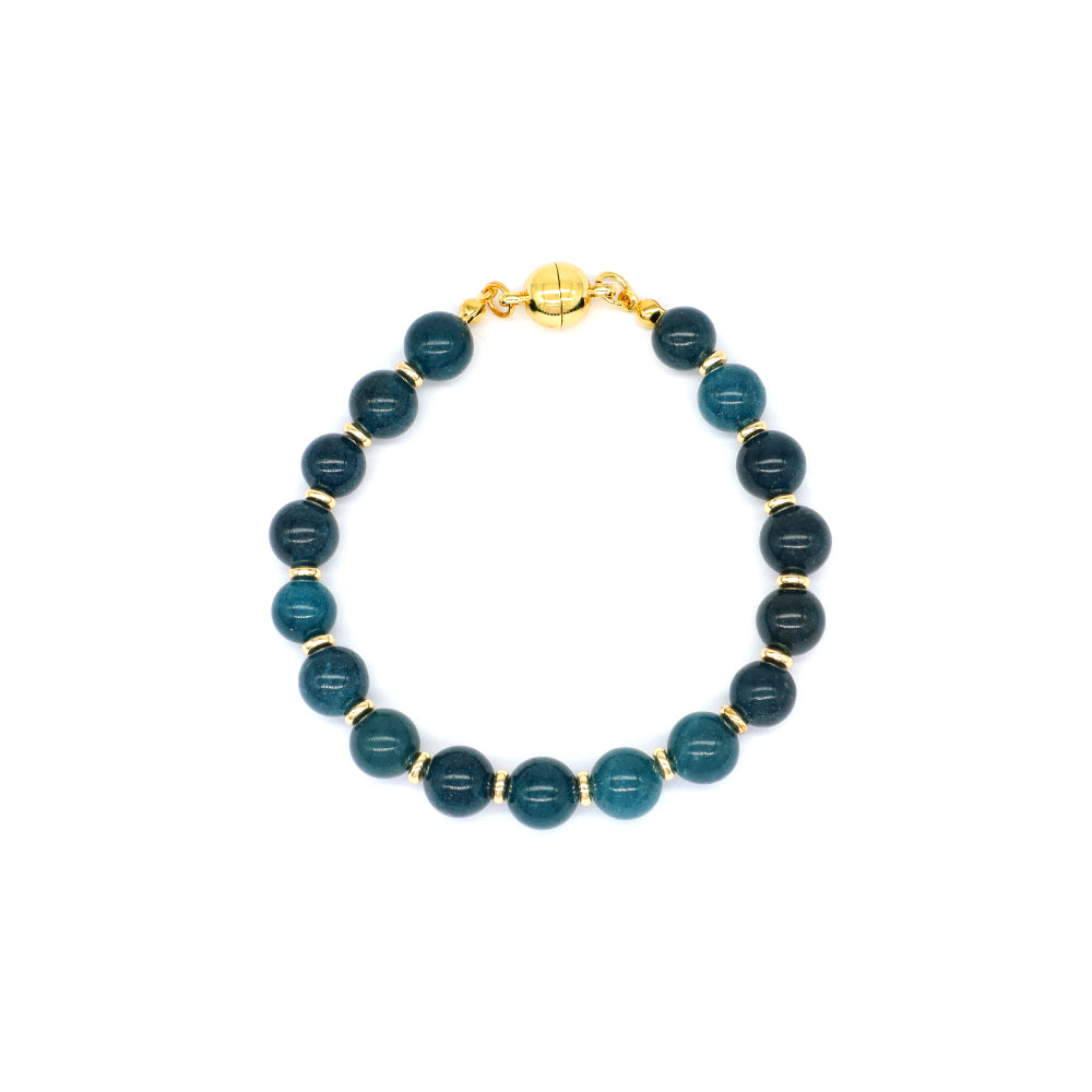 Handmade Customizable 8mm Natural Stone Beads Bracelet