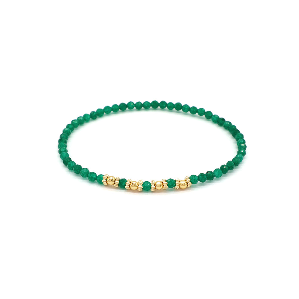 Handmade Customizable Natural Stone Beads Bracelet